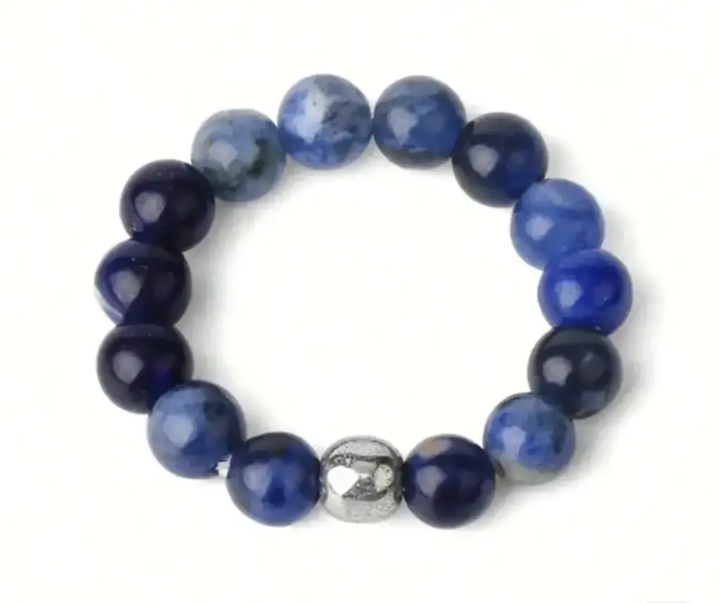 Unazë me gurin natyral Lapis Lazuli