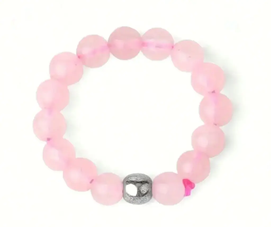 Unazë me kristalin rozë